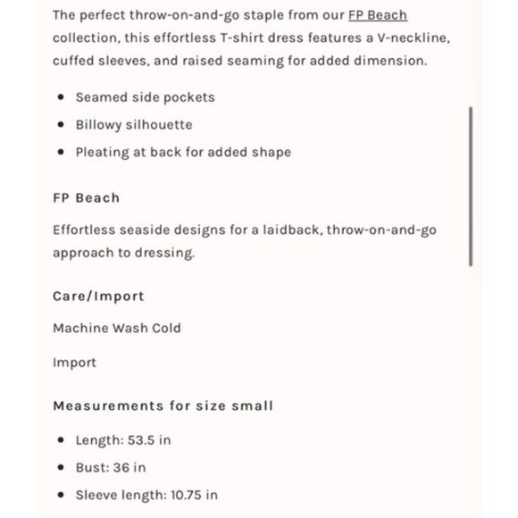 Free Peolpe Beach Meadow tee maxi dress in wild Garnet XS with pockets - Picture 6 of 9